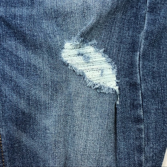 Indigo Rein High Rise Recycled Denim Bermuda Shorts Juniors Size 0 Waist 23” NEW - Picture 5 of 11